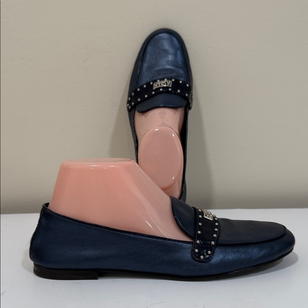 Brighton Navy Blue Loafers (sz 8 Narrow) - Picture 2 of 7